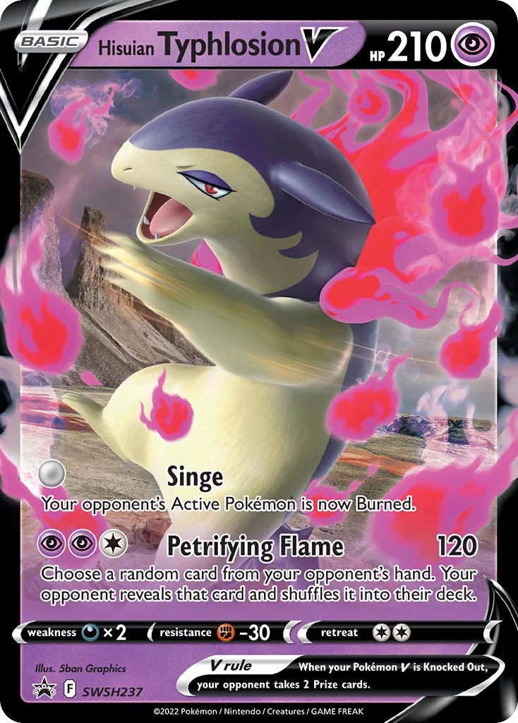 Hisuian Typhlosion V · SWSH Black Star Promos