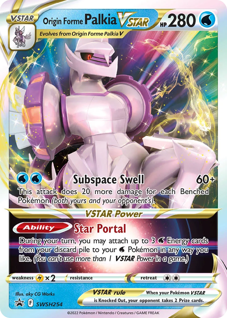 Origin Forme Palkia VSTAR · SWSH Black Star Promos