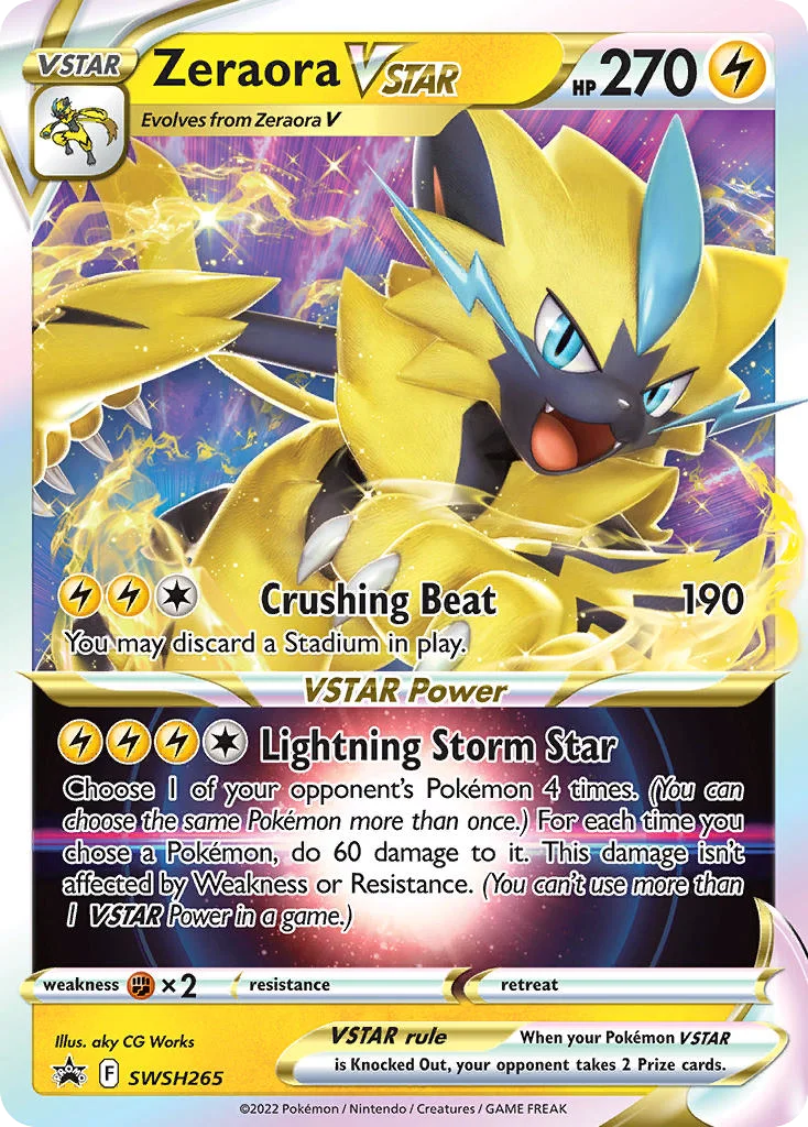 Zeraora VSTAR · SWSH Black Star Promos