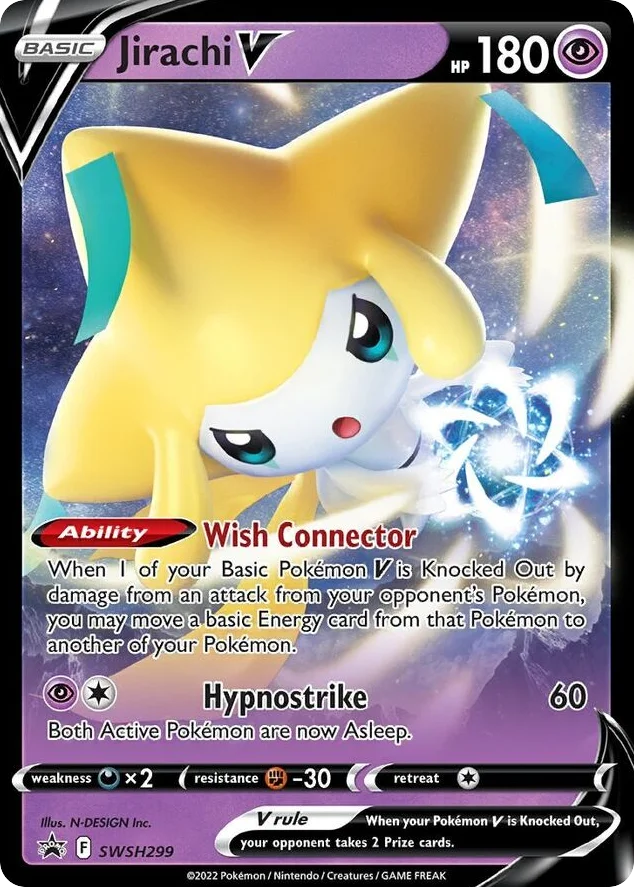 Jirachi V · SWSH Black Star Promos