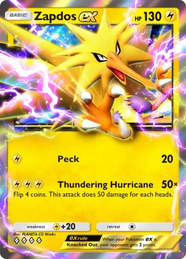 Zapdos ex · Genetic Apex