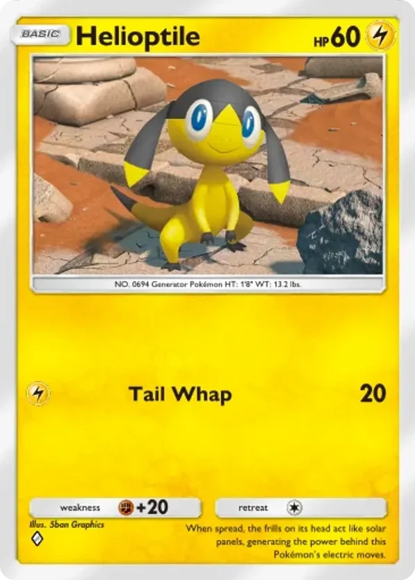 Helioptile · Genetic Apex