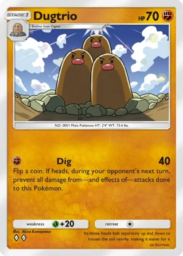Dugtrio · Genetic Apex