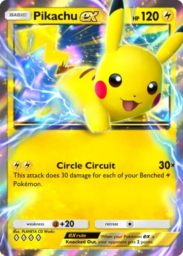 Pikachu ex · Genetic Apex