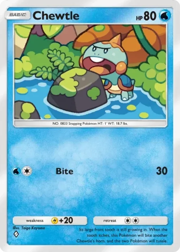 Chewtle · Mythical Island