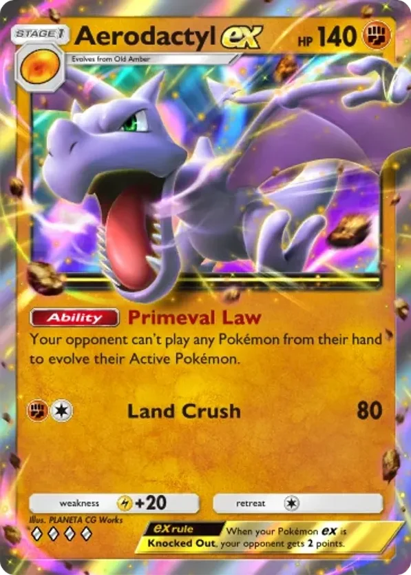 Aerodactyl ex · Mythical Island