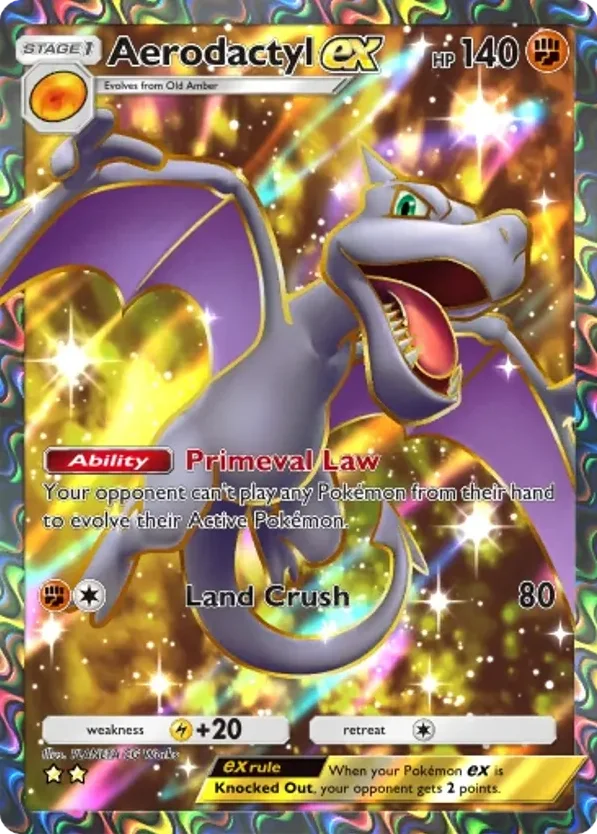 Aerodactyl ex · Mythical Island