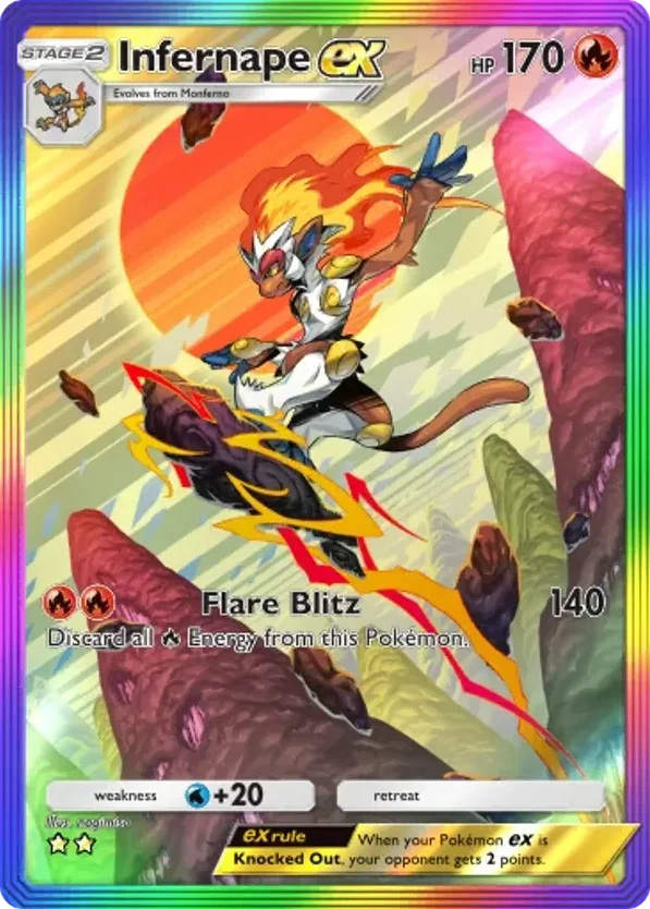 Infernape ex · Space-Time Smackdown