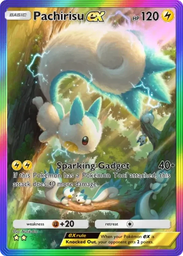 Pachirisu ex · Space-Time Smackdown