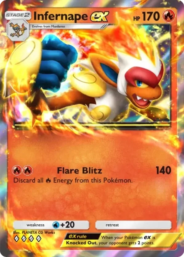 Infernape ex · Space-Time Smackdown