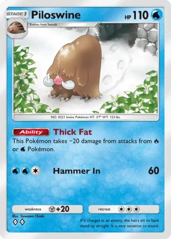 Piloswine · Space-Time Smackdown