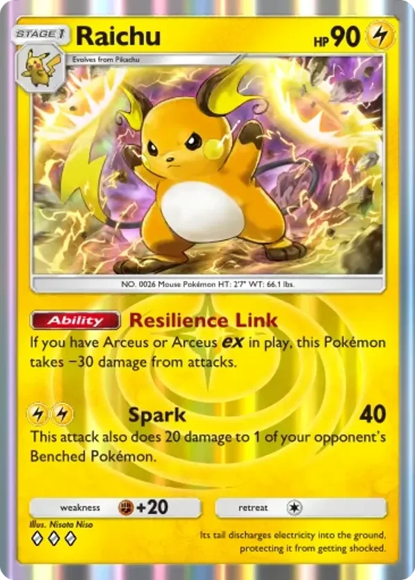 Raichu · Triumphant Light