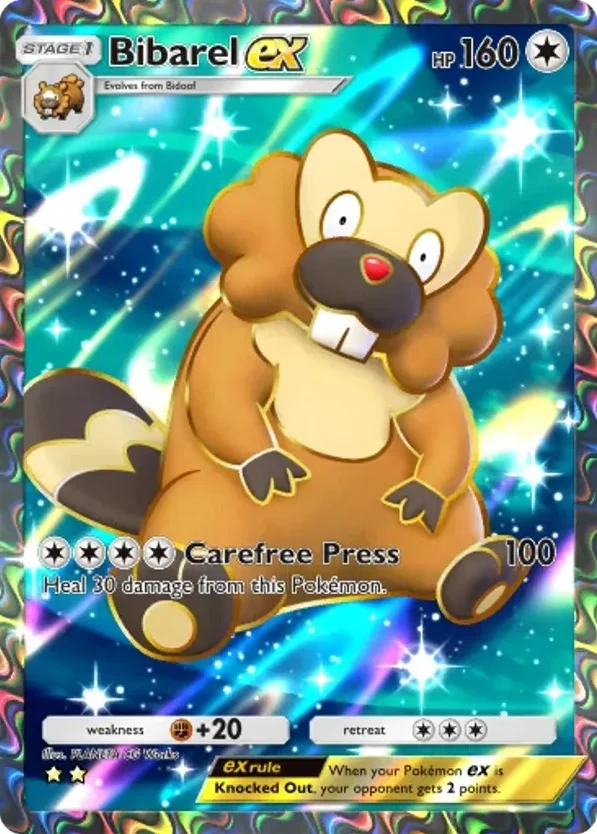 Bibarel ex · Shining Revelry