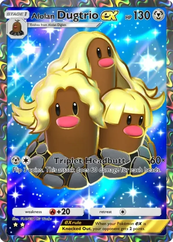 Alolan Dugtrio ex · Extradimensional Crisis