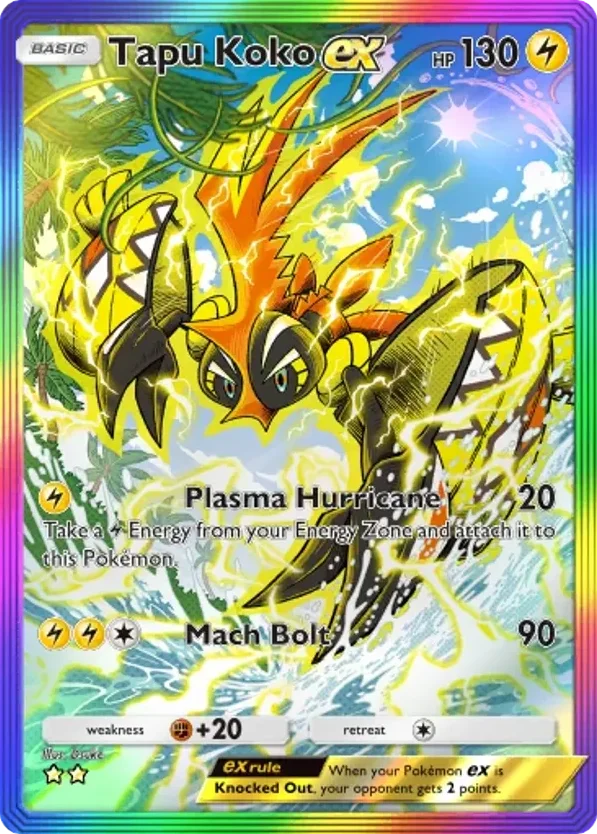 Tapu Koko ex · Extradimensional Crisis