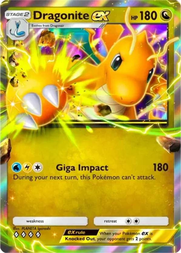 Dragonite ex · Eevee Grove