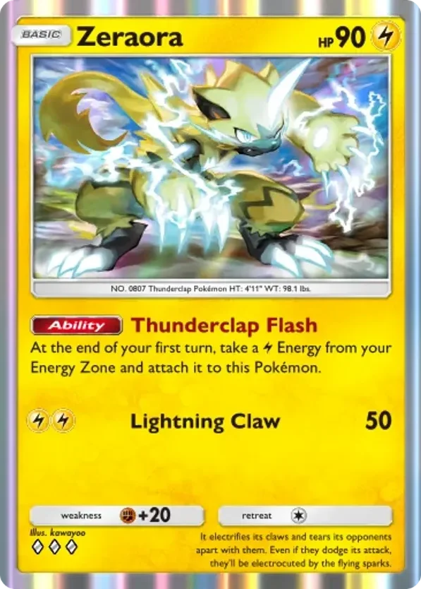 Zeraora · Deluxe Pack ex