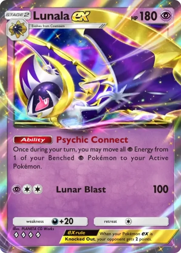 Lunala ex · Deluxe Pack ex