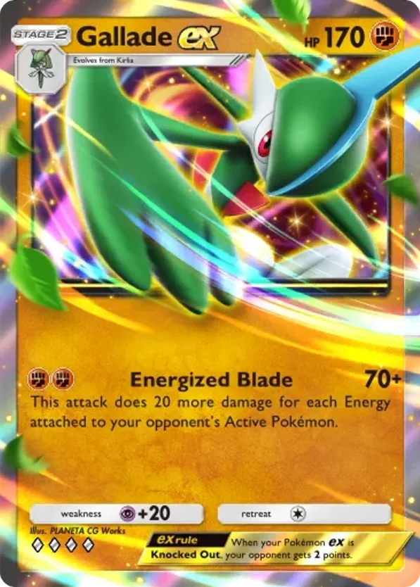 Gallade ex · Deluxe Pack ex