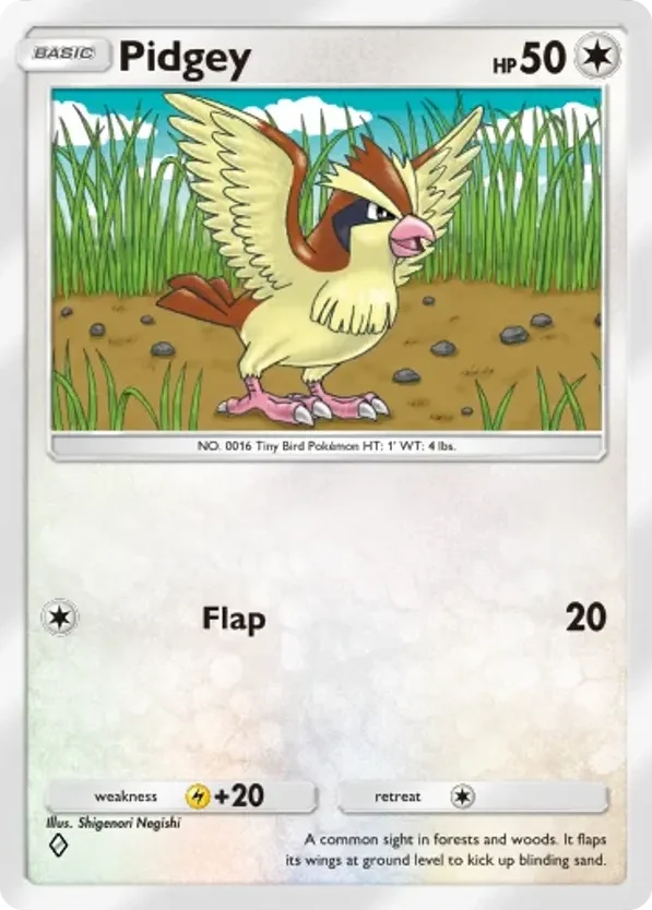 Pidgey · Deluxe Pack ex