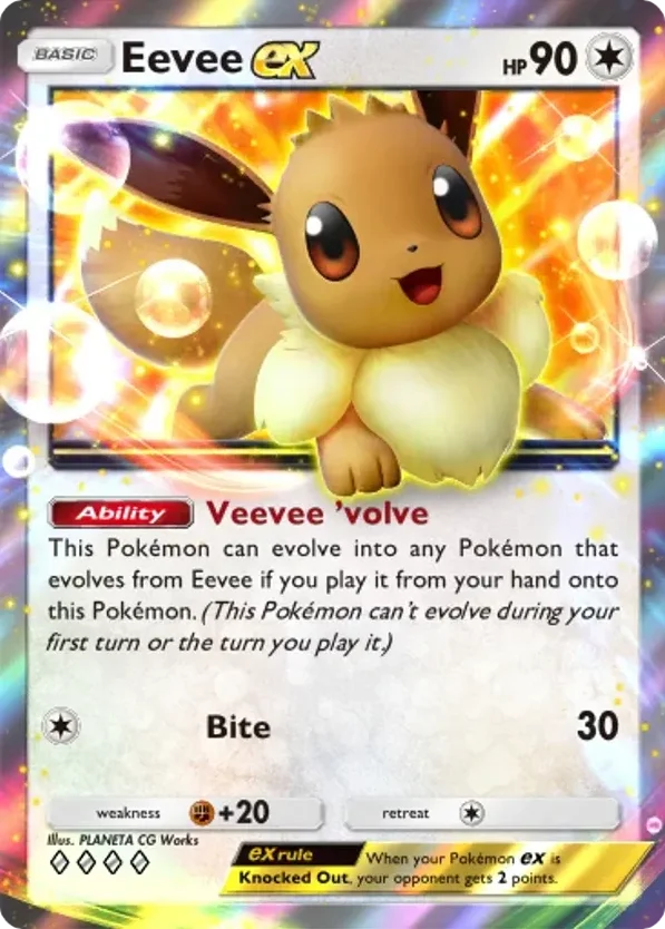 Eevee ex · Deluxe Pack ex