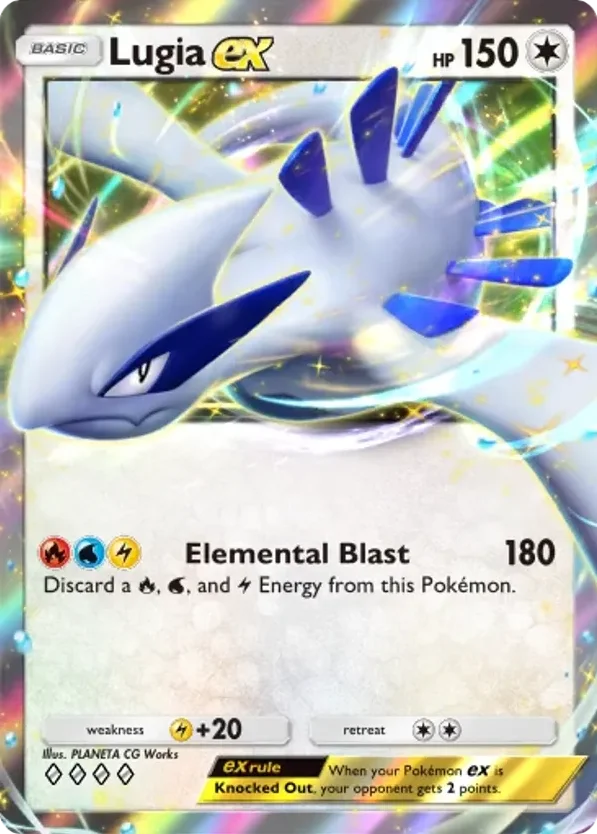 Lugia ex · Deluxe Pack ex