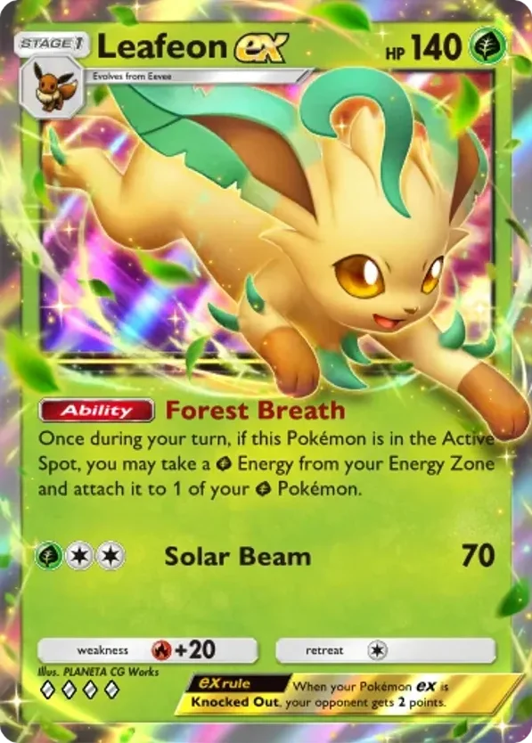 Leafeon ex · Deluxe Pack ex