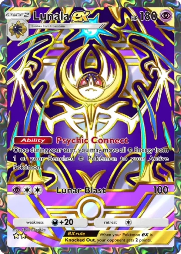 Lunala ex · Deluxe Pack ex