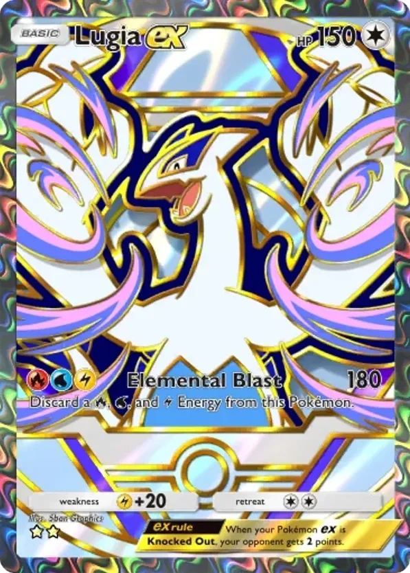 Lugia ex · Deluxe Pack ex