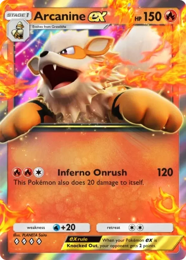 Arcanine ex · Deluxe Pack ex