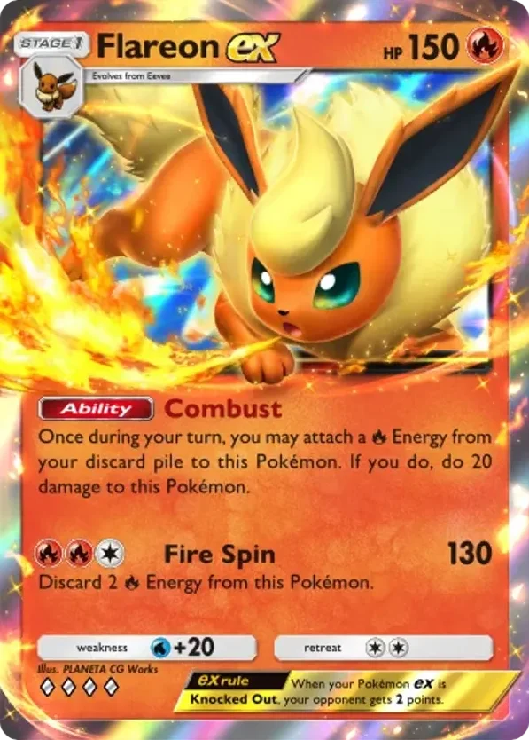 Flareon ex · Deluxe Pack ex