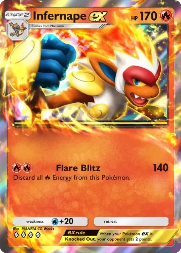 Infernape ex · Deluxe Pack ex