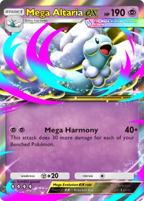 Mega Altaria ex · Mega Rising