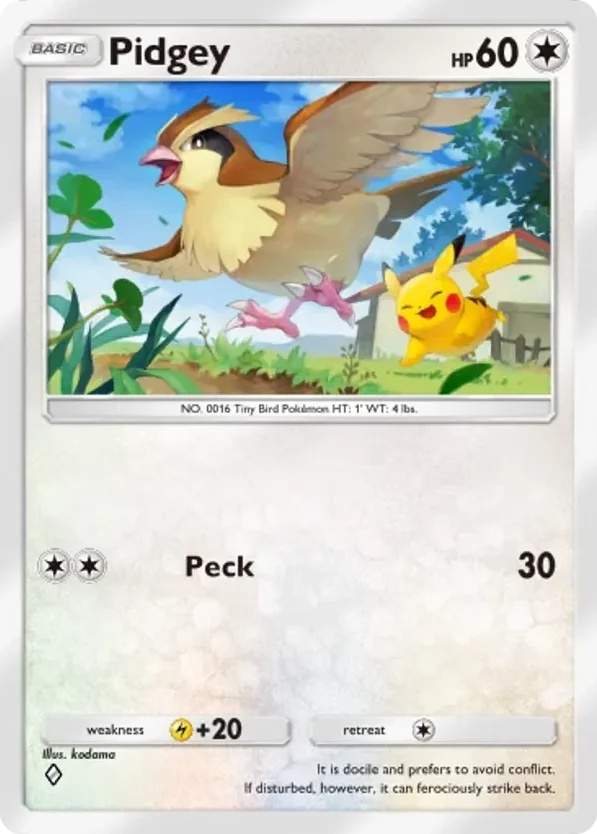 Pidgey · Mega Rising
