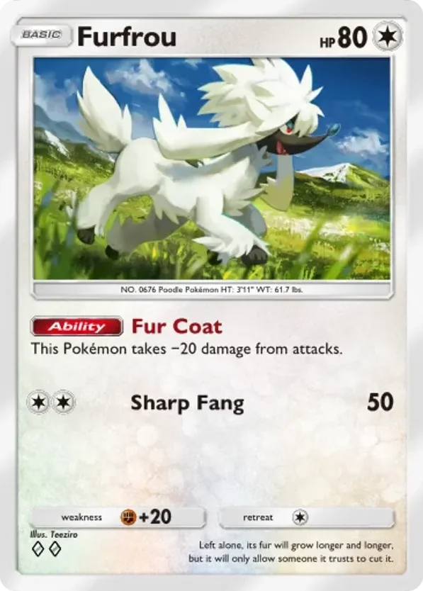 Furfrou · Mega Rising