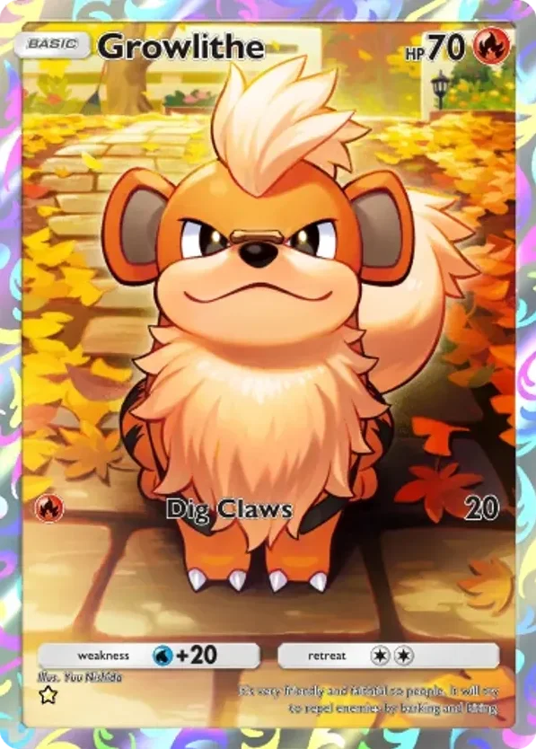 Growlithe · Mega Rising
