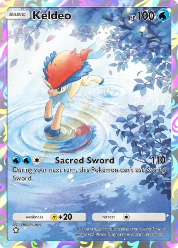 Keldeo · Mega Rising