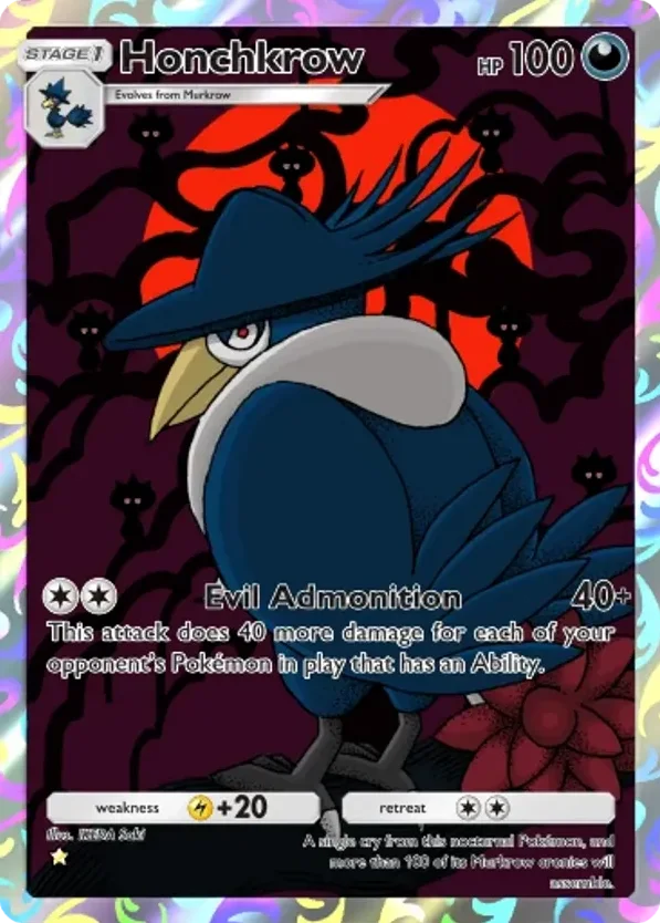 Honchkrow · Mega Rising