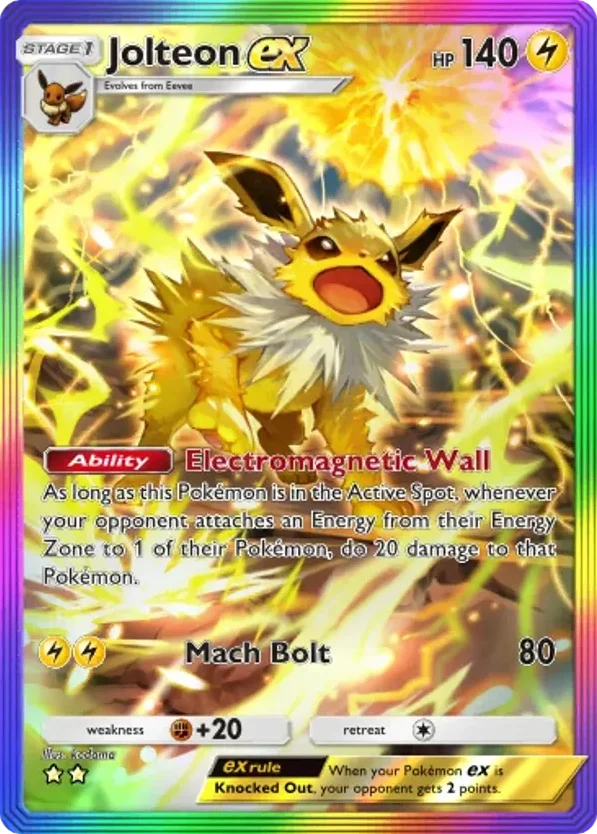 Jolteon ex · Mega Rising