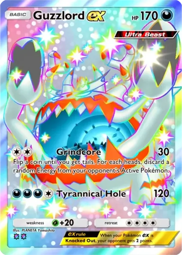 Guzzlord ex · Crimson Blaze