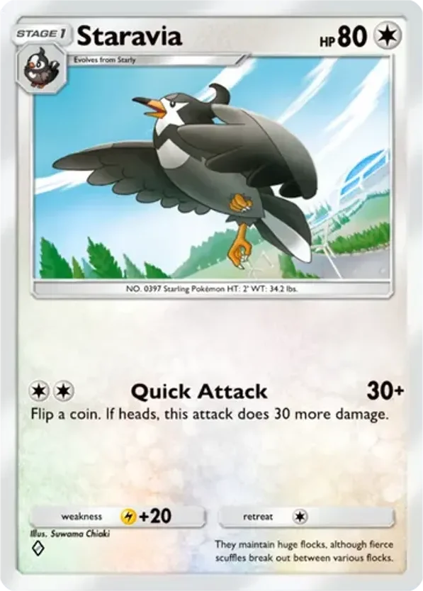 Staravia · Crimson Blaze