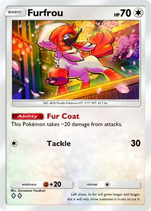 Furfrou · Crimson Blaze