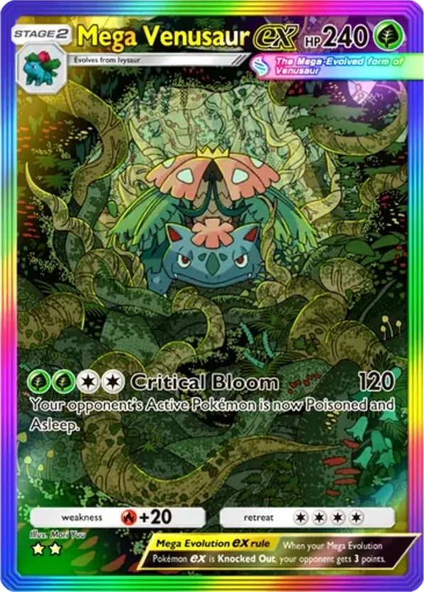 Mega Venusaur ex · Crimson Blaze