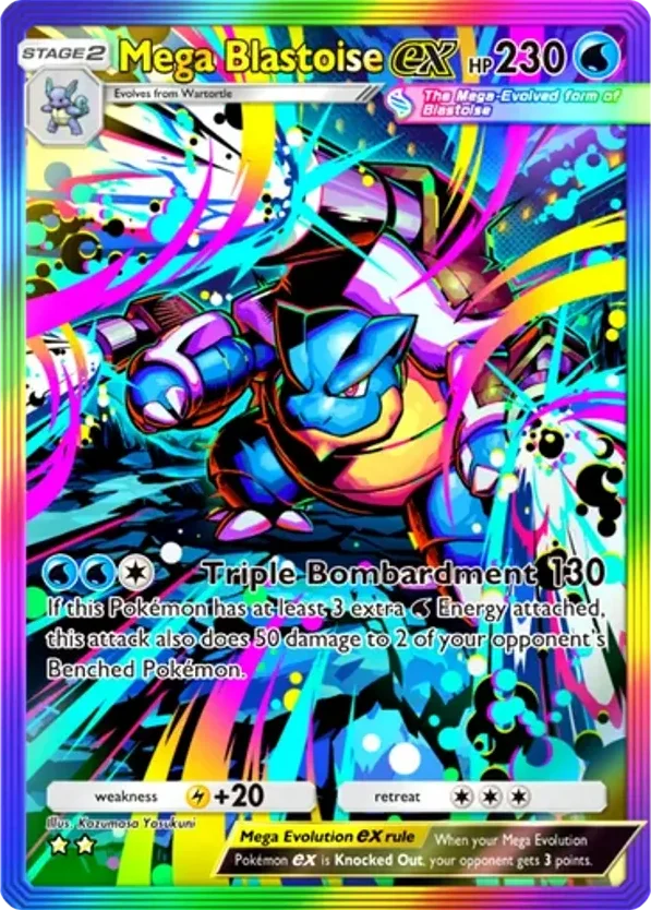 Mega Blastoise ex · Crimson Blaze
