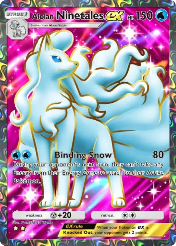 Alolan Ninetales ex · Fantastical Parade
