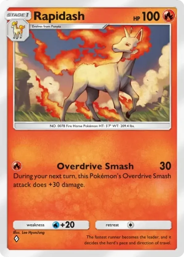 Rapidash · Mega Shine