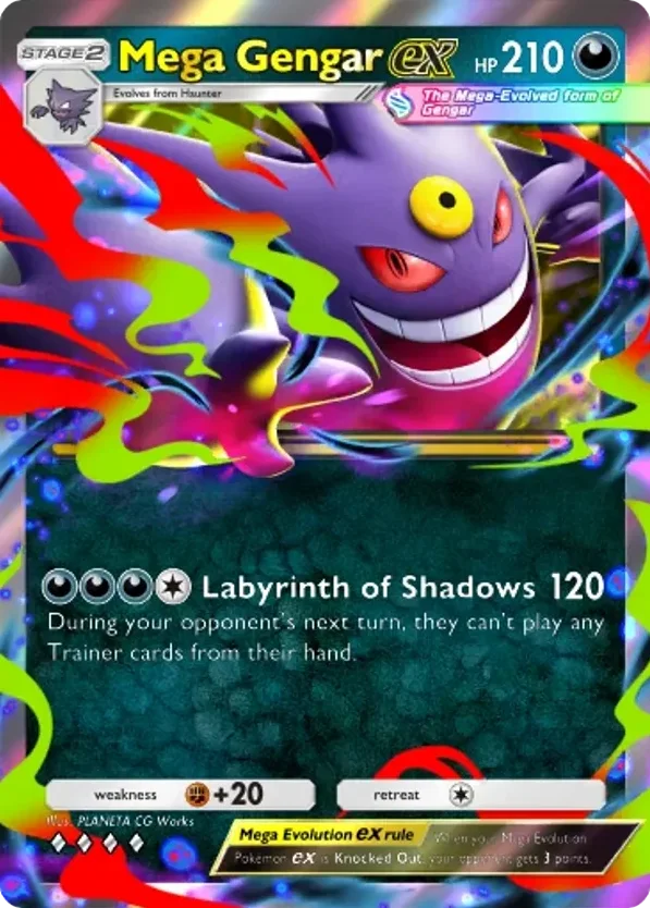 Mega Gengar ex · Mega Shine