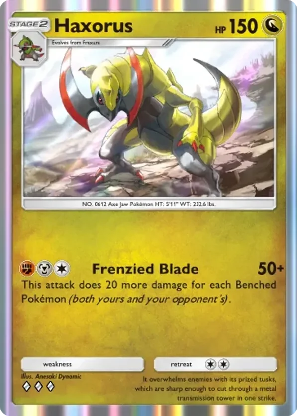 Haxorus · Mega Shine