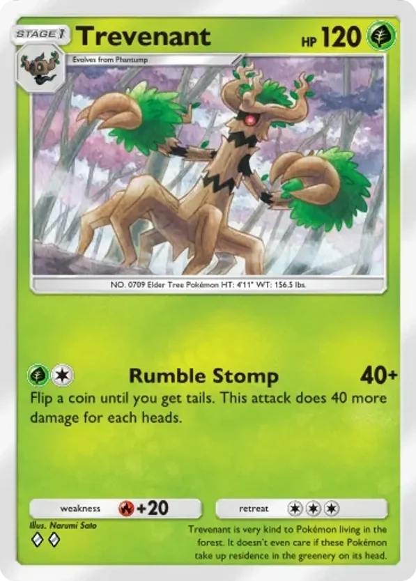 Trevenant · Mega Shine