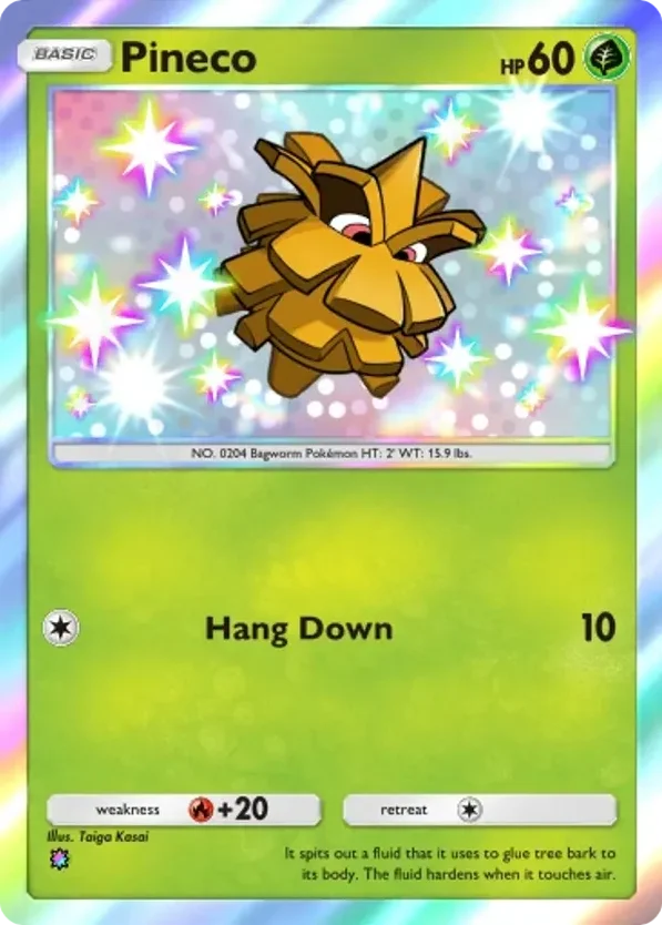 Pineco · Mega Shine